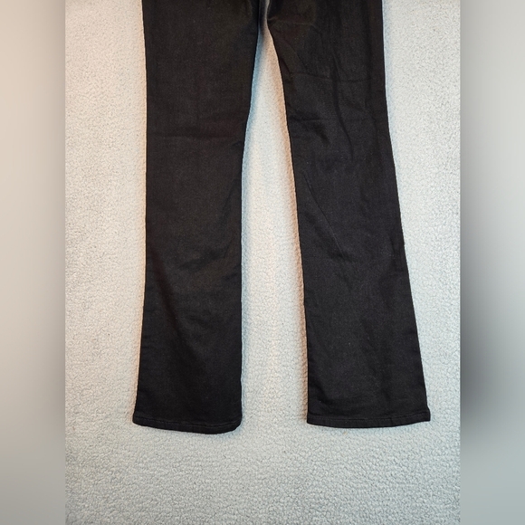 Wit & Wisdom Womens Boot-cut Black Denim Jeans Sz 4 Western Cowgirl Wear Stretch - Picture 8 of 11